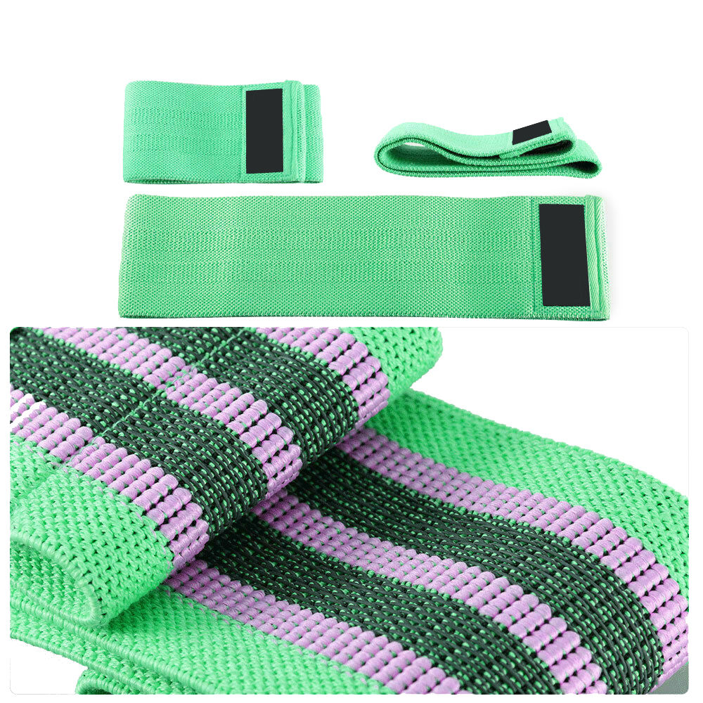 Rubber silk nylon fabric women hip circle resistance band for women outdoor indoor exercises Made in China Factory