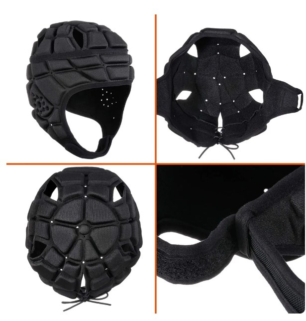 Rugby Helmet Padded Head guard Headgear for Soccer Scrum Cap Head Protector Soft Protective Helmet for Kids Youth Baby Football Bulk Purchase Discounts
