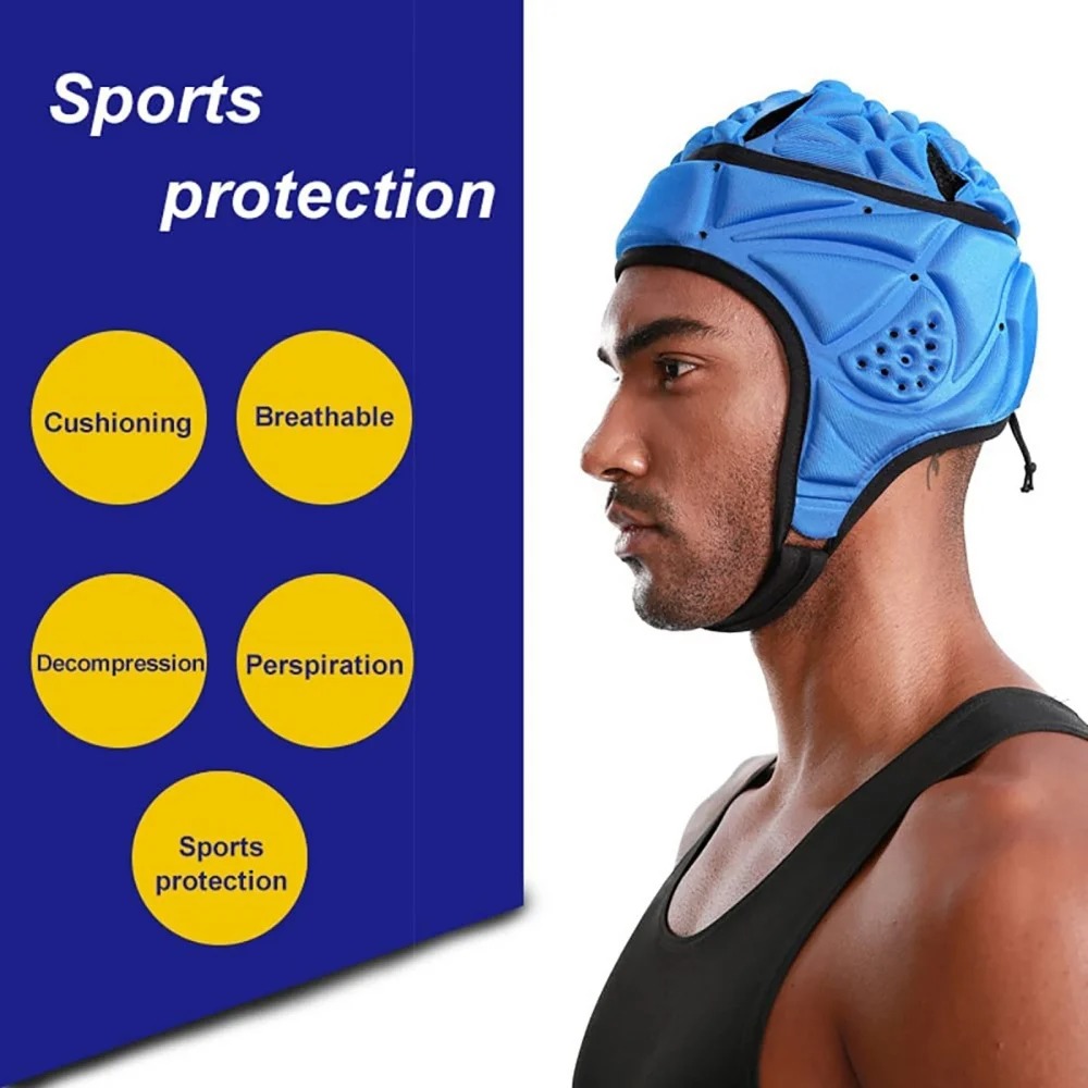 Rugby Helmet Padded Head guard Headgear for Soccer Scrum Cap Head Protector Soft Protective Helmet for Kids Youth Baby Football Bulk Purchase Discounts