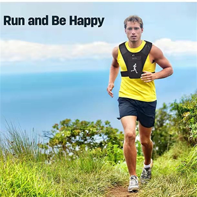 Running Backpack Lightweight Sport Vest Bags Male Female Trail Bag Large-Capacity Reflective Sports Waist Bag For Running Mass Market Wholesale Customization