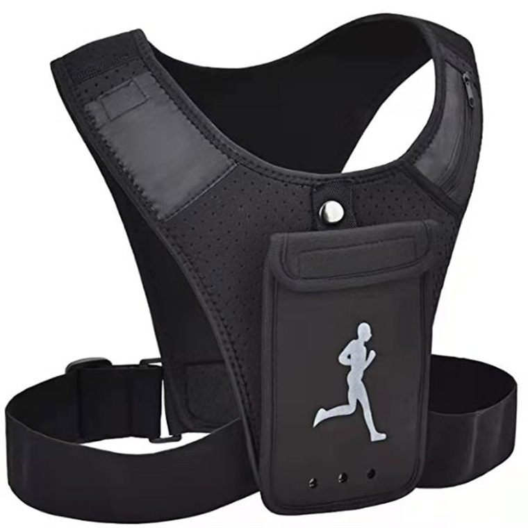 Running Backpack Lightweight Sport Vest Bags Male Female Trail Bag Large-Capacity Reflective Sports Waist Bag For Running Mass Market Wholesale Customization