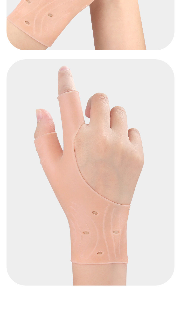 SEBS two-finger glove Soft pressure elastic fitting wrist strap Export Factory