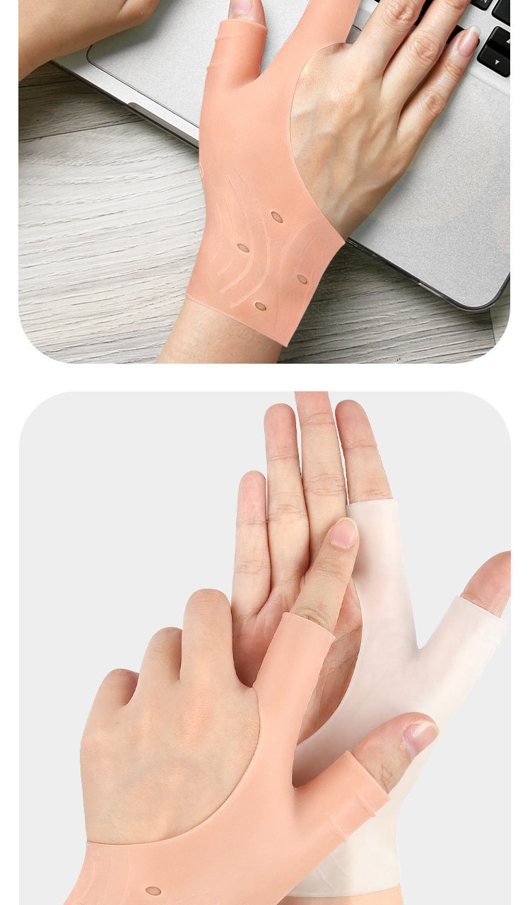 SEBS two-finger glove Soft pressure elastic fitting wrist strap Export Factory