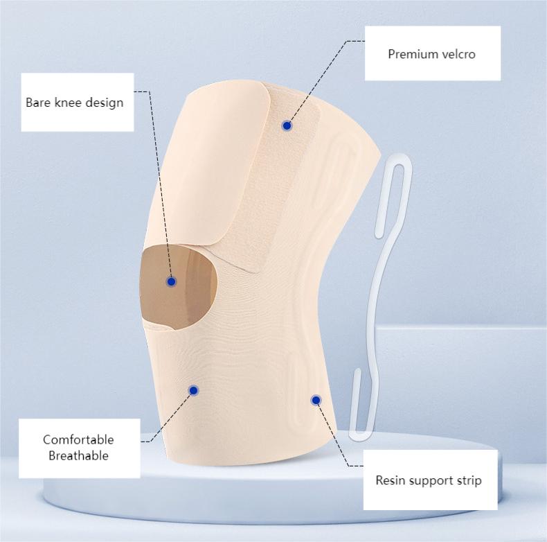 Slim adjustable sports knee meniscus protective cover fixed support running mountaineering protective gear Supplier Wholesale Production