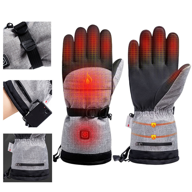 Smart heated ski warmth gloves in winter for man and woman China Bulk Supplier Customization