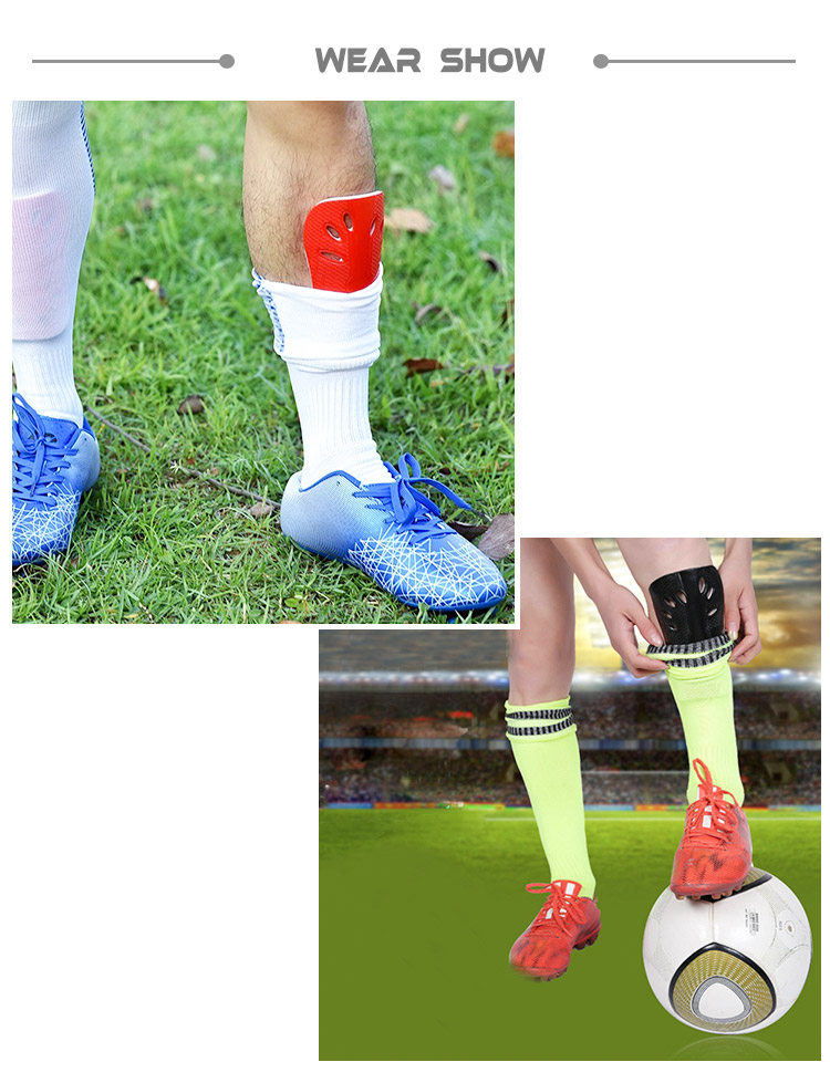 Soft Football Shin Guards Adult Kids Soccer Guards Supporters Sports Leg Sleeves Protector Protective Gear Shin Guard Export Factory