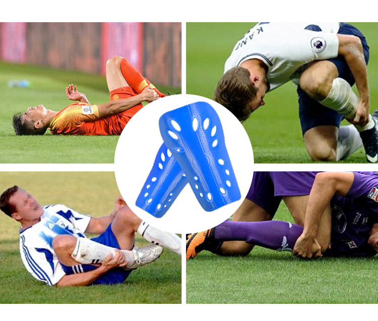 Soft Football Shin Guards Adult Kids Soccer Guards Supporters Sports Leg Sleeves Protector Protective Gear Shin Guard Export Factory