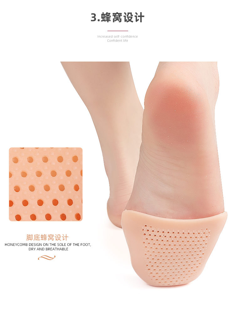 Soft Toe Caps Shoes Protector Ballet Pads Silicon Foot Protectors Silicone Pointe Soft Shoe Insoles Cover Flats Cap Ouch Pouch Wholesale Factory Bulk Orders