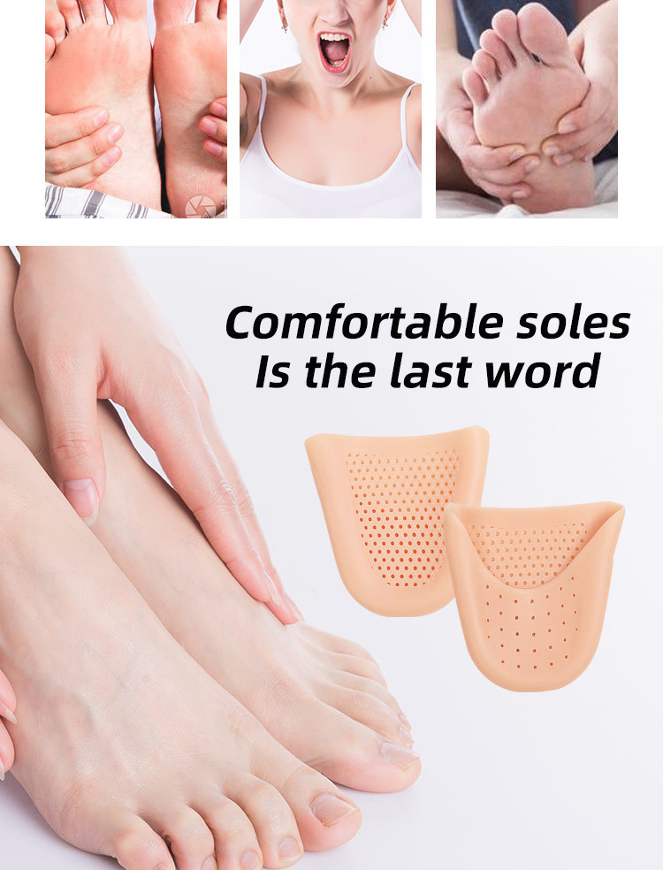 Soft Toe Caps Shoes Protector Ballet Pads Silicon Foot Protectors Silicone Pointe Soft Shoe Insoles Cover Flats Cap Ouch Pouch Wholesale Factory Bulk Orders
