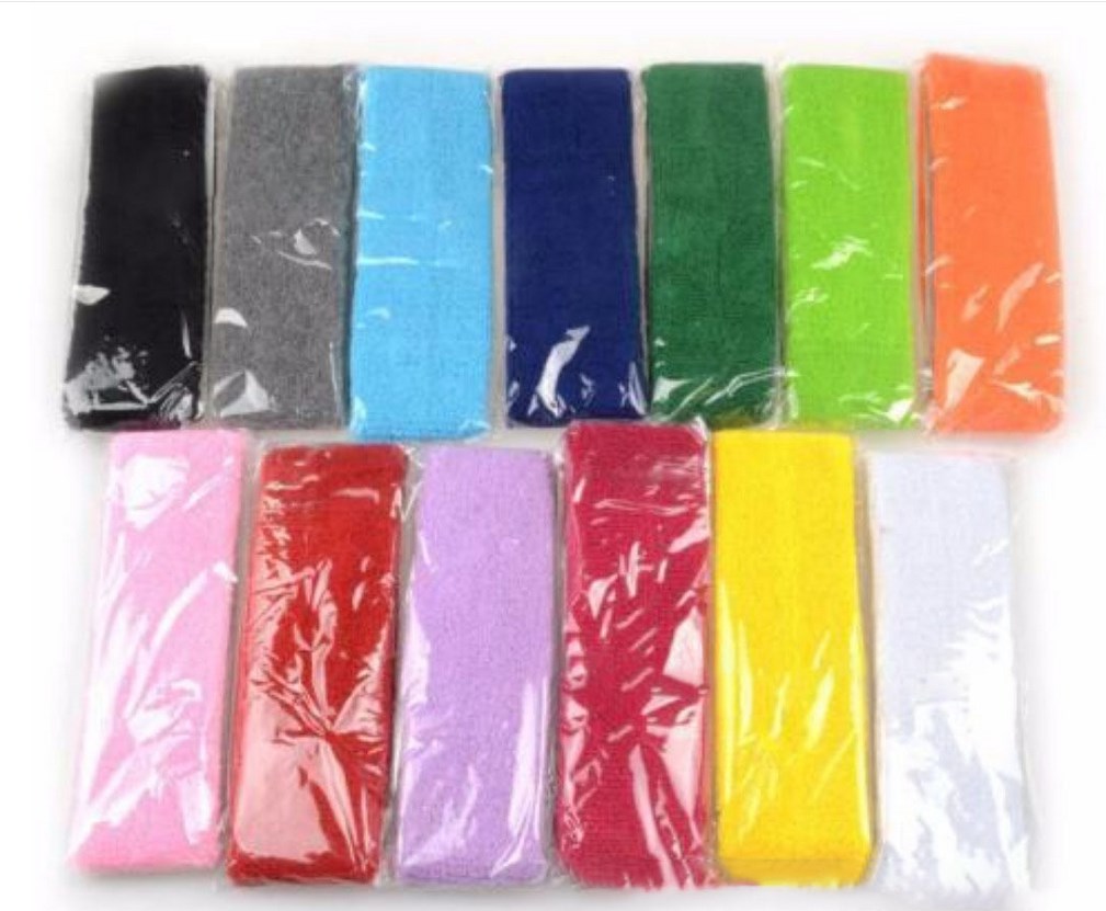 Sport Headbands Sweatband Elastic Yoga Running Hair Band Sweat Bandage Workout Tennis Fitness Jog Basketball Headscarf Men Women China Exporter Custom Solutions