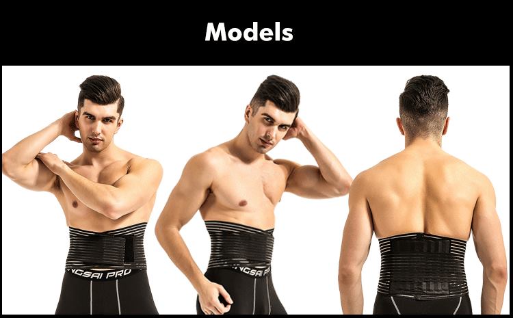 Sports Belt Thin elastic mesh breathable men's and women's summer belt waist disc protruding support waist support waist Bulk Wholesale Chain