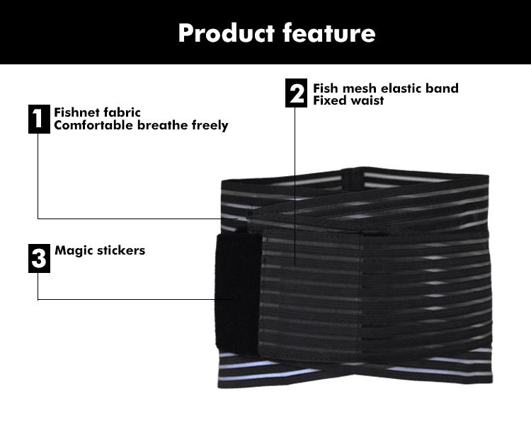 Sports Belt Thin elastic mesh breathable men's and women's summer belt waist disc protruding support waist support waist Bulk Wholesale Chain