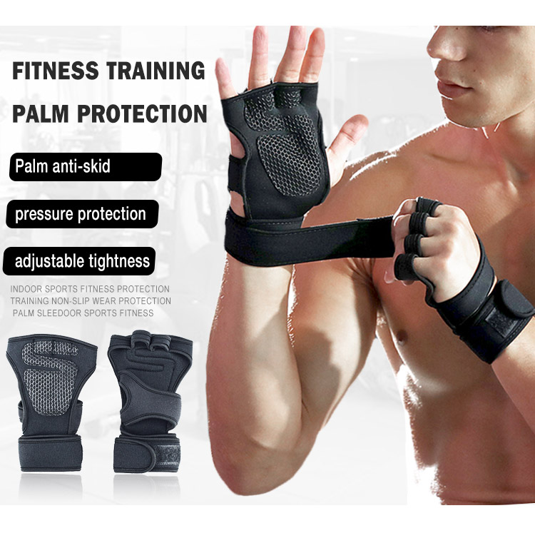 Sports Gym Fitness Gloves Shockproof Weight Lifting Training Glove Half Finger Cycling Gloves for Men Women Factory Authorized Wholesale Export