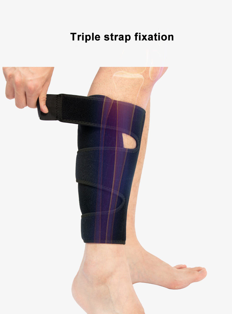 Sports Shin Support Calf Shin Support Brace Adjustable calf Compression Sleeve Wrap Band for Running Factory Pricing