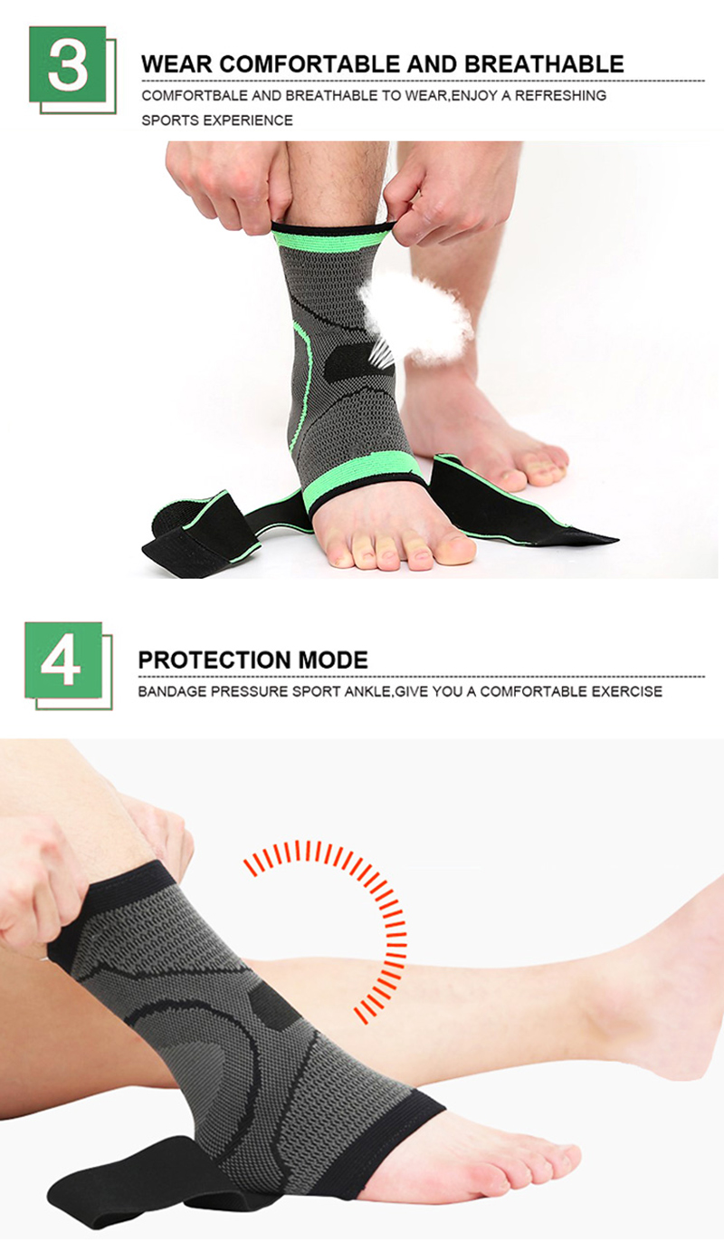 Sports ankle bandage Ankle brace Basketball sprained ankle protector Women's fixed foot bare brace men's strap B2B Manufacturing