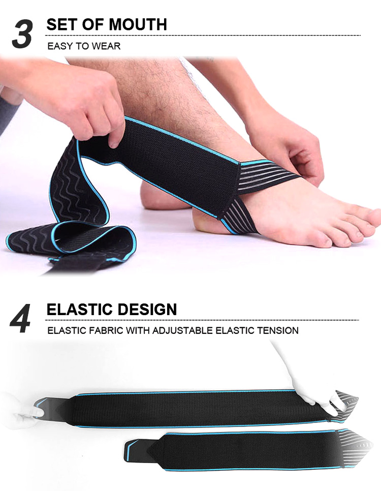 Sports ankle protection basketball football running ankle protection anti sprain silicone anti slip ankle and wrist protection Supplier Wholesale