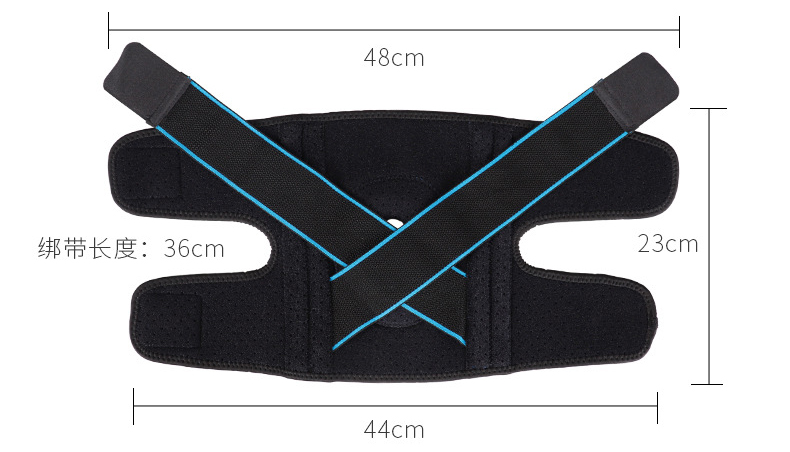 Sports knee pads pressure straps silicone knee pads running basketball cycling badminton protective brace Wholesale Bulk Supply Distributor