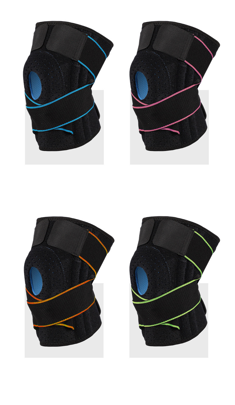 Sports knee pads pressure straps silicone knee pads running basketball cycling badminton protective brace Wholesale Bulk Supply Distributor