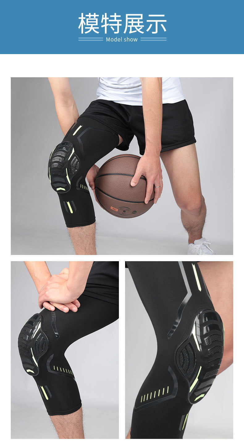 Sports knee protectors honeycomb anti-collision patella warm leg protectors basketball football cycling dance protectors Chinese Wholesale Supplier