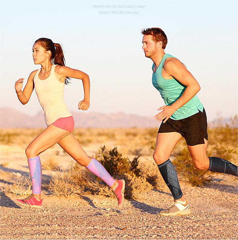 Sports knitted compression calf sets men's and women's outdoor basketball football mountaineering running leg guards Customized Manufacturing Solutions