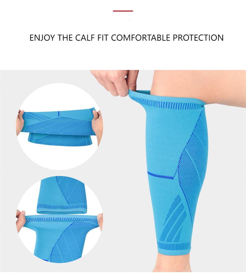 Sports knitted compression calf sets men's and women's outdoor basketball football mountaineering running leg guards Customized Manufacturing Solutions