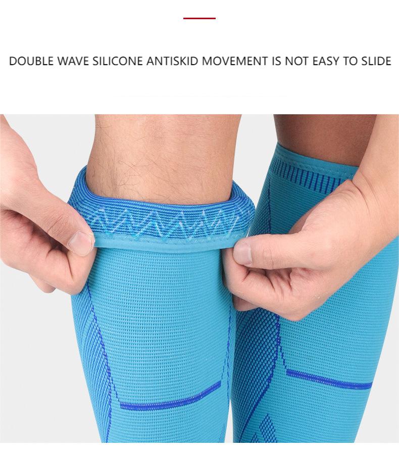 Sports knitted compression calf sets men's and women's outdoor basketball football mountaineering running leg guards Customized Manufacturing Solutions