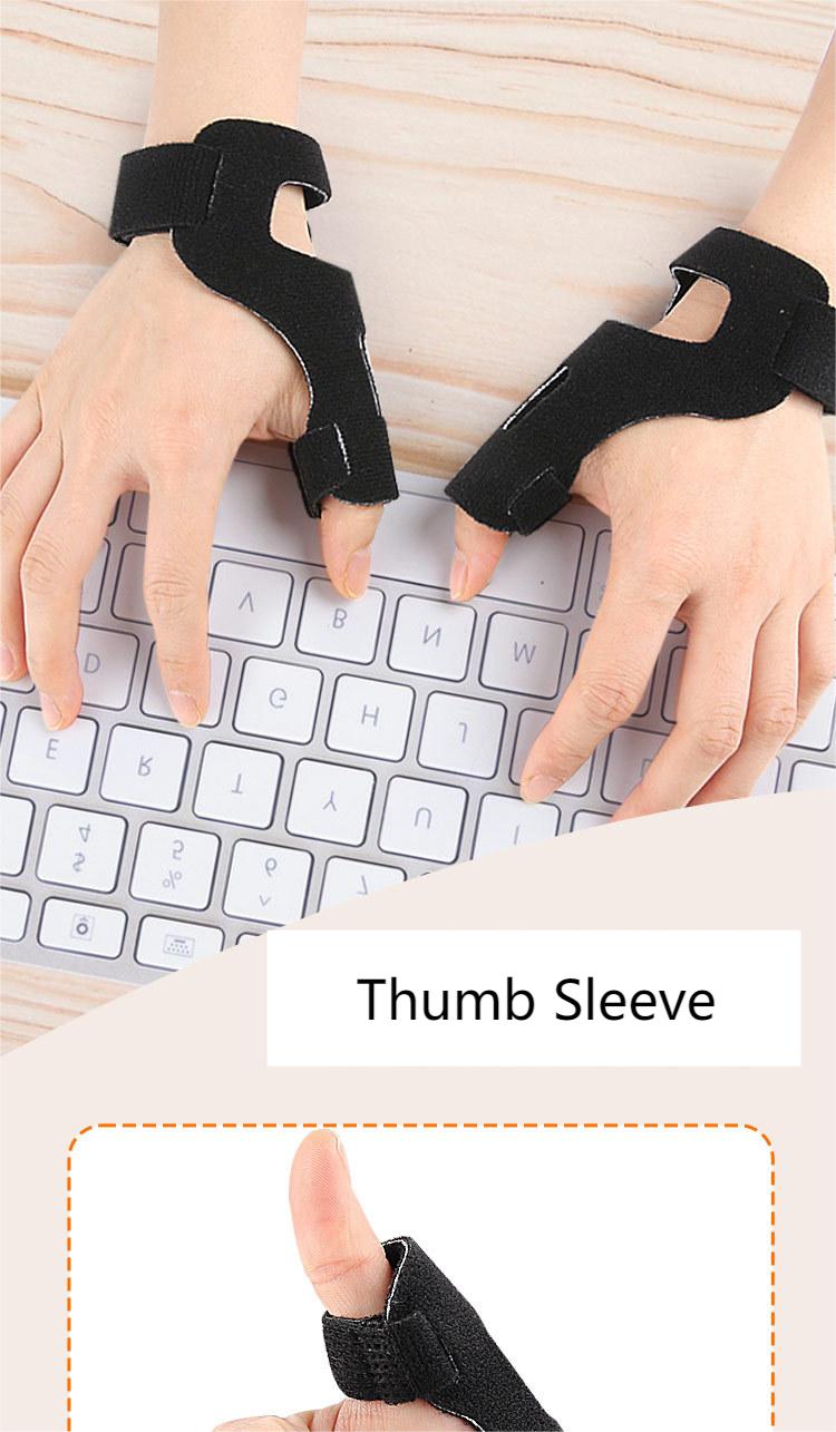 Sports office thumb cover Light thin thumb curved fit fixed pressure support Large-Scale Factory