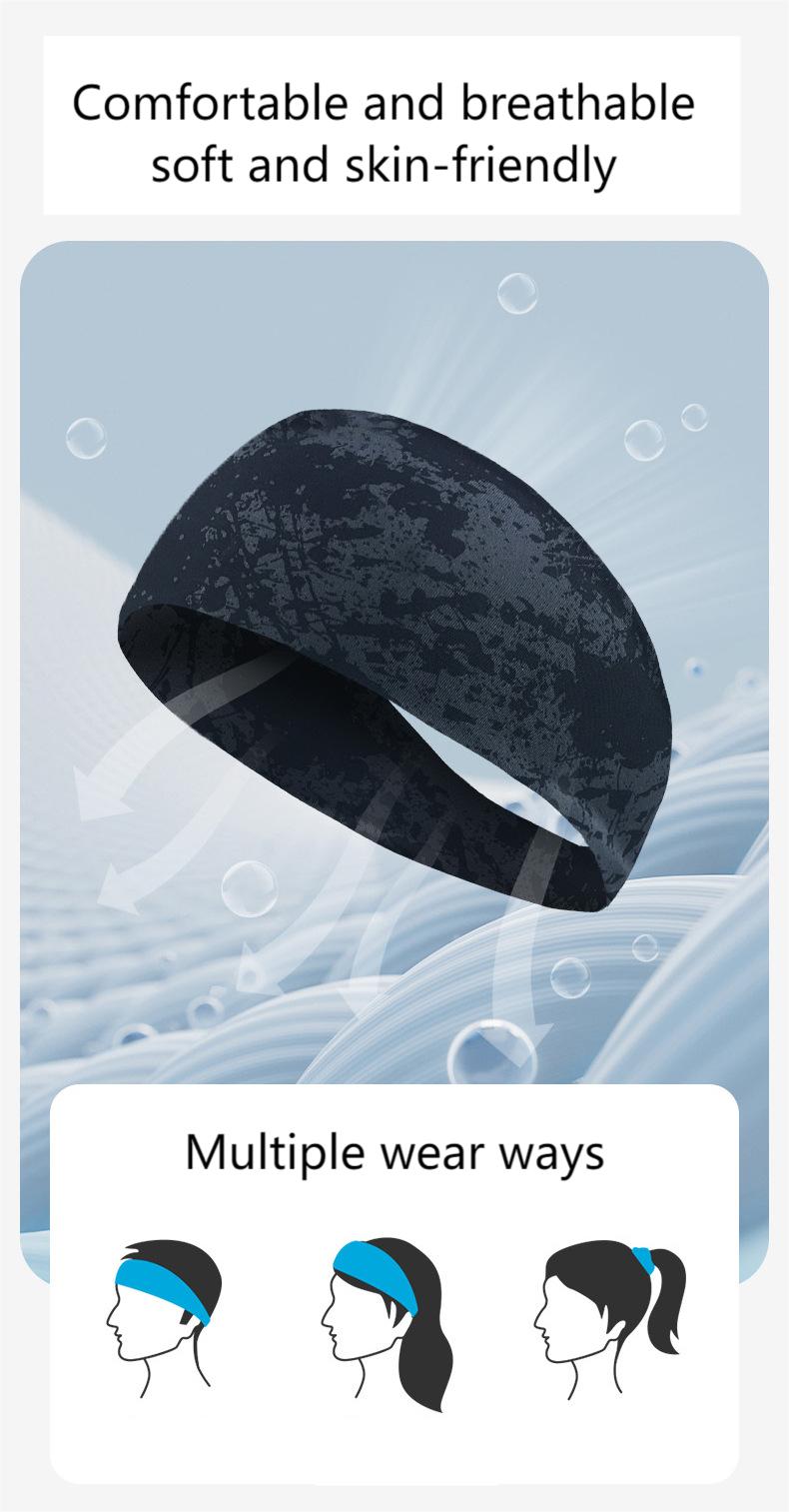 Sports sweatband Breathable running cycling Yoga dance fitness antiperspirant band China Bulk Supplier Customization