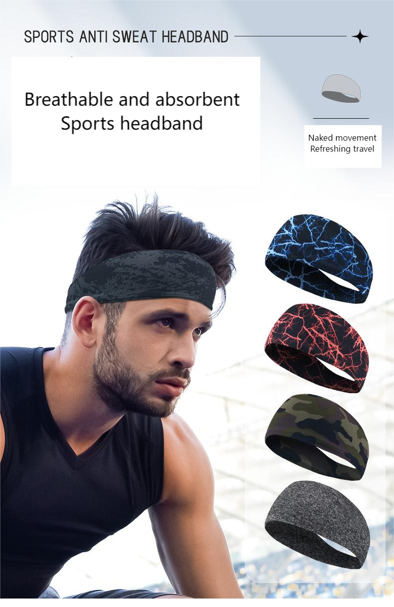 Sports sweatband Breathable running cycling Yoga dance fitness antiperspirant band China Bulk Supplier Customization