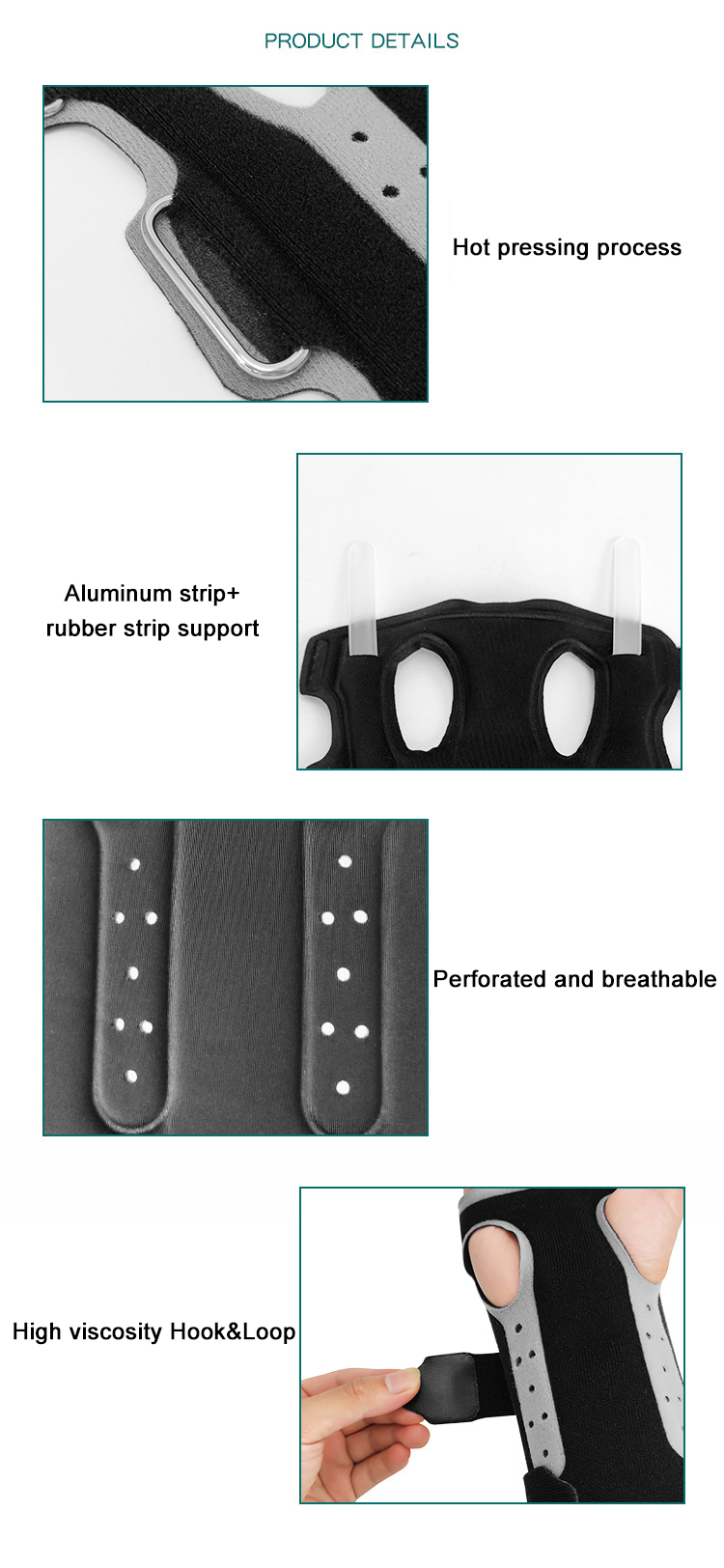Sports wrist protection wrist fatigue protection breathable sponge compression wrist protection brace with steel plate Factory Wholesale Custom Solutions