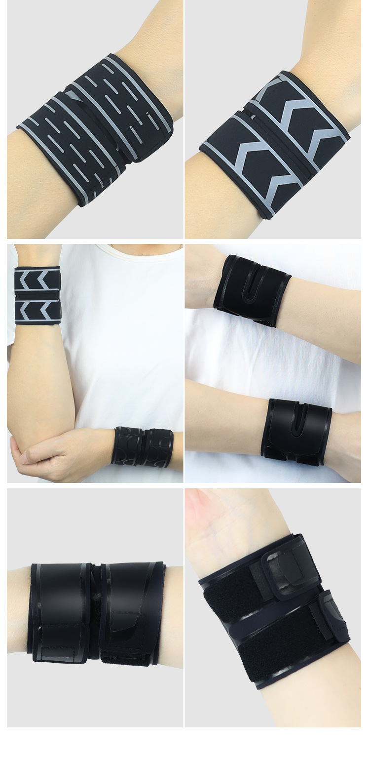 Sports wristband anti sprain compression strap soft armor fitness weightlifting hand protection wrist and arm ring Discount Wholesale Production