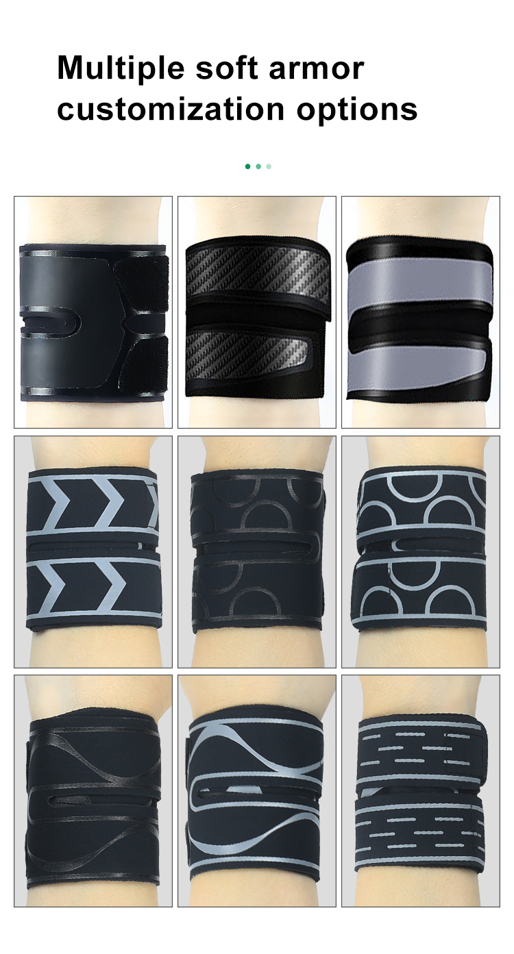 Sports wristband anti sprain compression strap soft armor fitness weightlifting hand protection wrist and arm ring Discount Wholesale Production