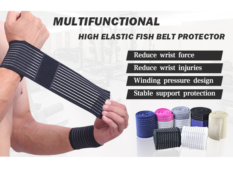Sports wristbands compression wrapped straps basketball hiking cycling badminton sports protective equipment Custom Manufacturing B2B