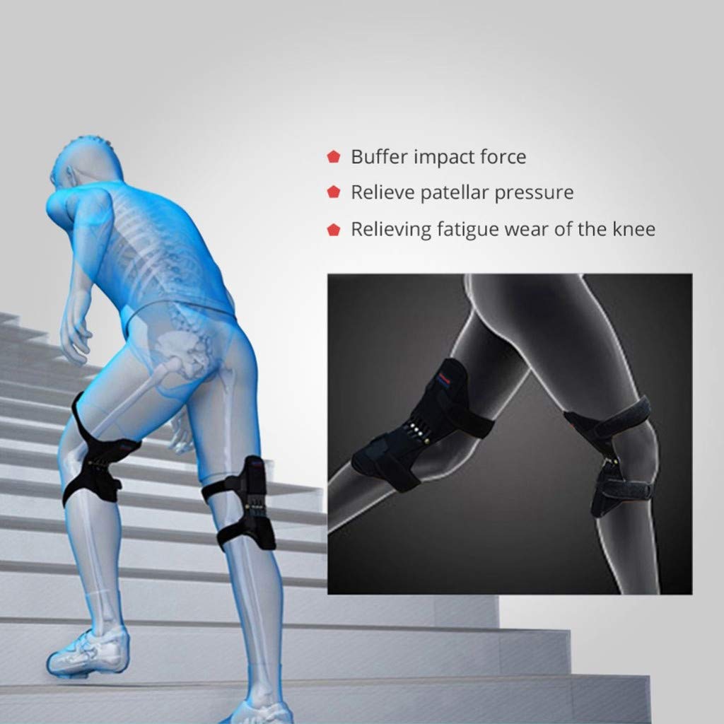 Spring Knee Pad Brace Rebound Booster, Knee Protection Booster Old Cold Leg Knee Band Deep Care Joint Support B2B Manufacturing Factory