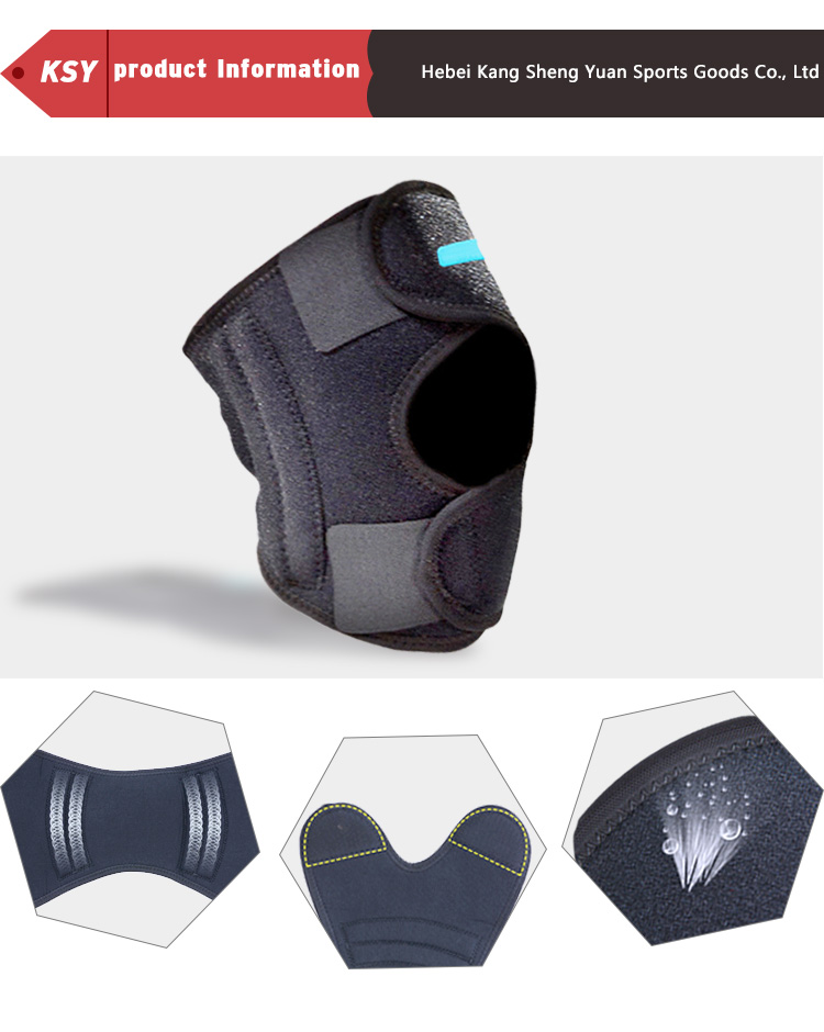 Spring Supported Pressure Knee Pads Comfortable and Breathable Compression Knee Support Sports Strap Knee Bandage Affordable Factory Pricing