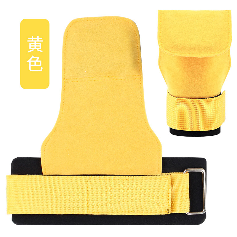Strength Training Hand Wrist Protector Fitness Weightlifting Bracelet Pull Up Hard Pull Gloves Grip Strength Assistance Belt China Factory Direct
