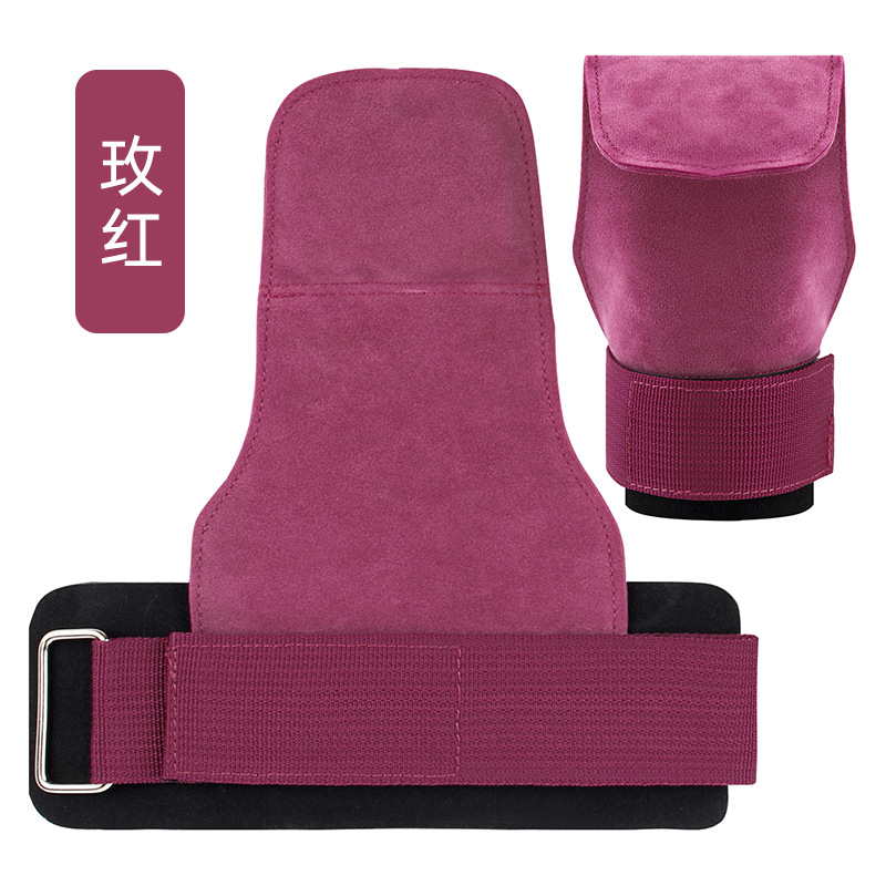 Strength Training Hand Wrist Protector Fitness Weightlifting Bracelet Pull Up Hard Pull Gloves Grip Strength Assistance Belt China Factory Direct