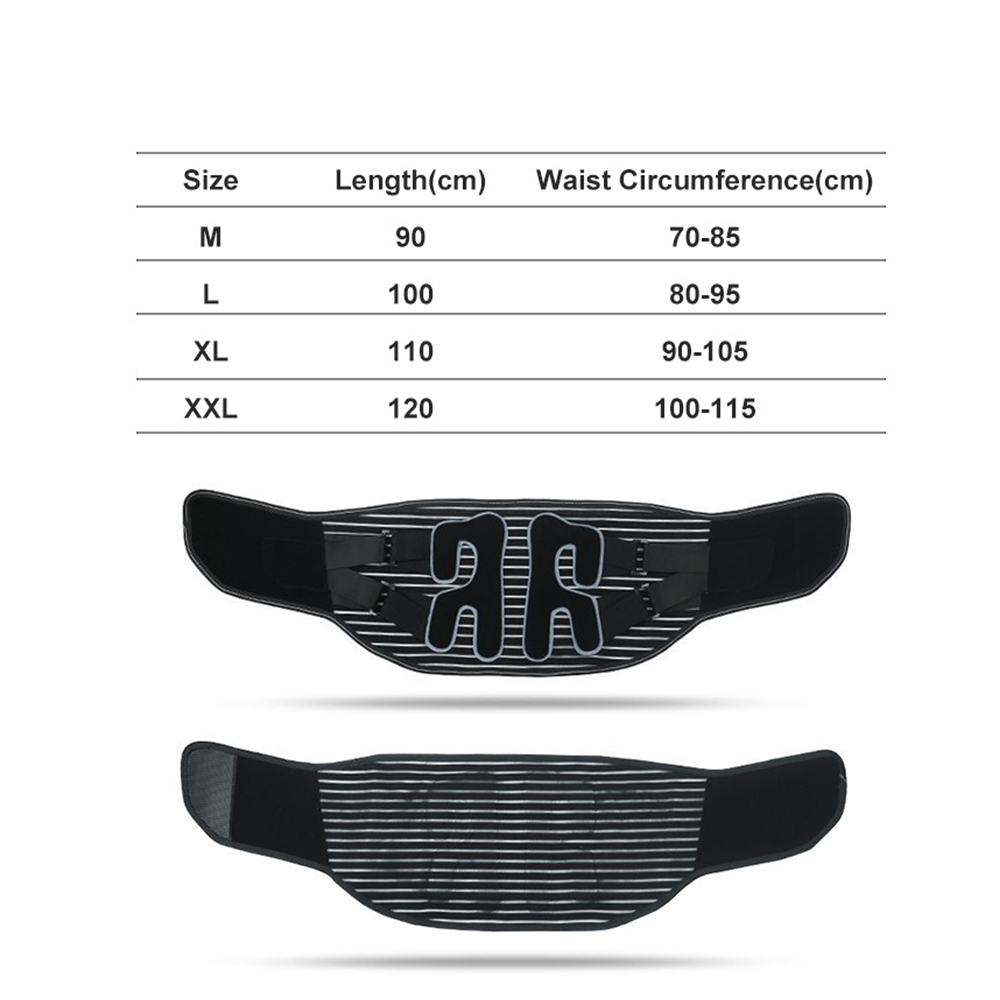 Summer men's and women's fish silk breathable R-shaped cartilage waist protection belt Competitive Manufacturing Pricing