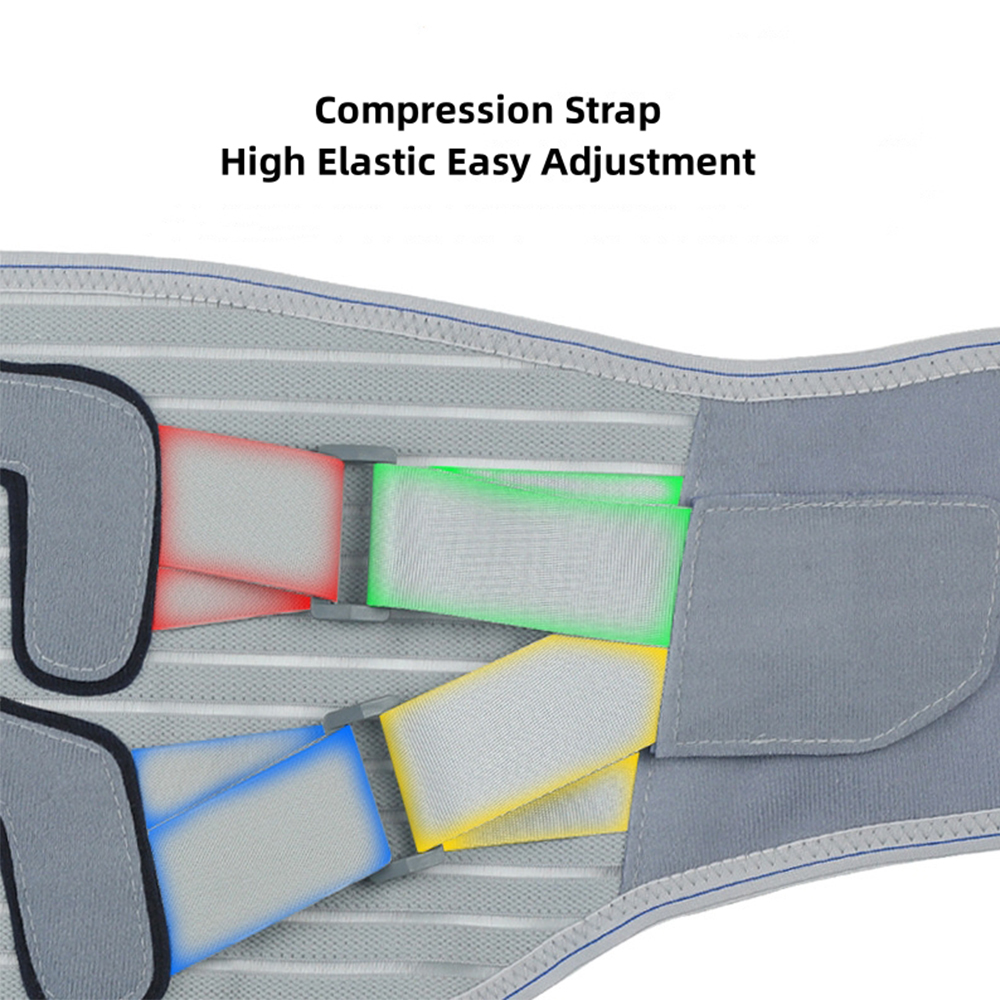 Summer men's and women's fish silk breathable R-shaped cartilage waist protection belt Competitive Manufacturing Pricing