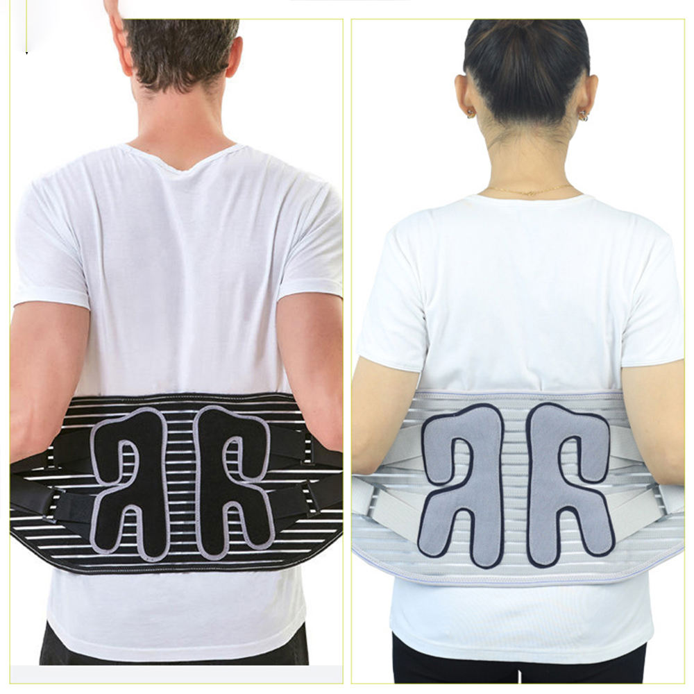 Summer men's and women's fish silk breathable R-shaped cartilage waist protection belt Competitive Manufacturing Pricing