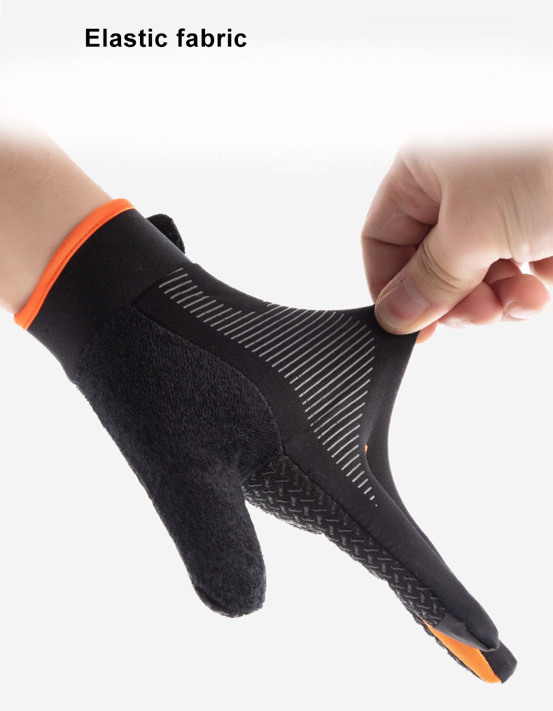 Summer sunscreen gloves Cycling ice silk Breathable thin outdoor sports fishing non-slip touch screen gloves Wholesale Factory Customization