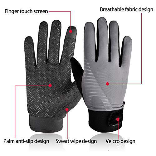 Summer sunscreen gloves Cycling ice silk Breathable thin outdoor sports fishing non-slip touch screen gloves Wholesale Factory Customization