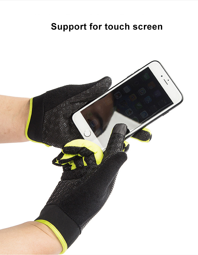Summer sunscreen gloves Cycling ice silk Breathable thin outdoor sports fishing non-slip touch screen gloves Wholesale Factory Customization