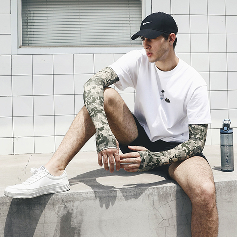 Summer sunscreen men's Sport basketball Arm sleeves UV arm guards arm protection sleeve Mass Wholesale Innovation