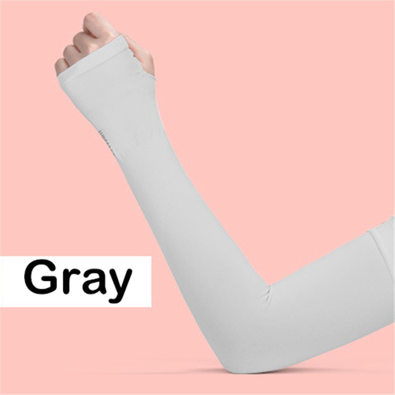 Summer sunscreen sleeves outdoor travel nylon ice silk sleeves cycling sports sunshade arm guard gloves long Manufacturing Plant