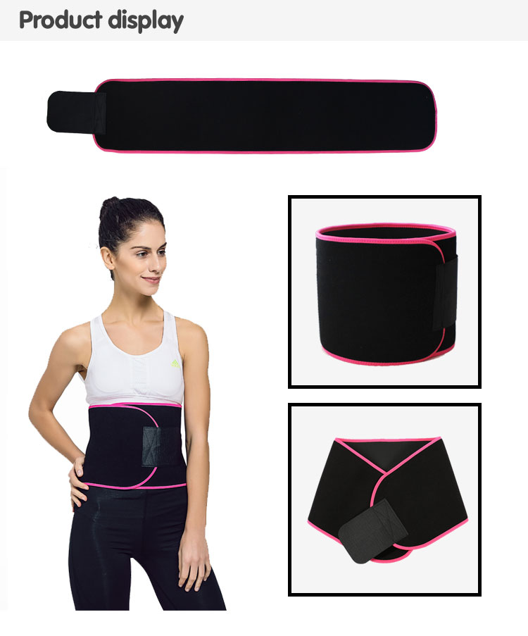 Sweat Belt Fajas Reductoras Waist Trainer Body Shaper Women Slim Belly Girdles Waist Cincher Corset Workout Neoprene Belt China Exporter Custom Solutions