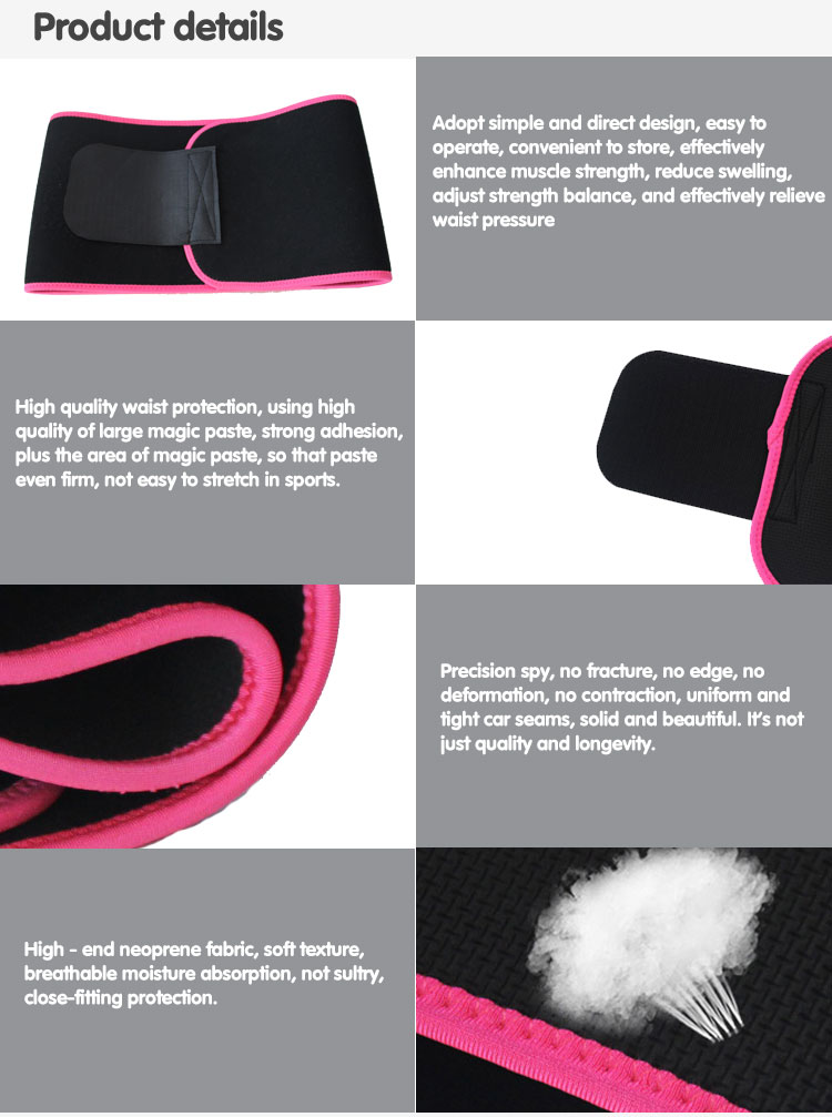Sweat Belt Fajas Reductoras Waist Trainer Body Shaper Women Slim Belly Girdles Waist Cincher Corset Workout Neoprene Belt China Exporter Custom Solutions