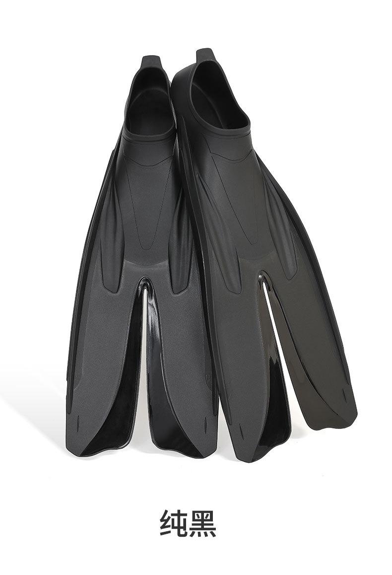 Swimming Pro flippers forked transparent Pro frog shoes Male freestyle diving snorkeling training Swimming equipment Adult Rapid Production Solutions Manufacturer