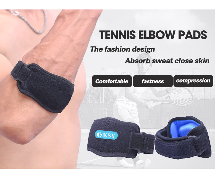 Tennis Elbow Brace Basketball Badminton Golfer's Elbow Support Strap Elbow Pads Overseas Manufacturing Manufacturer