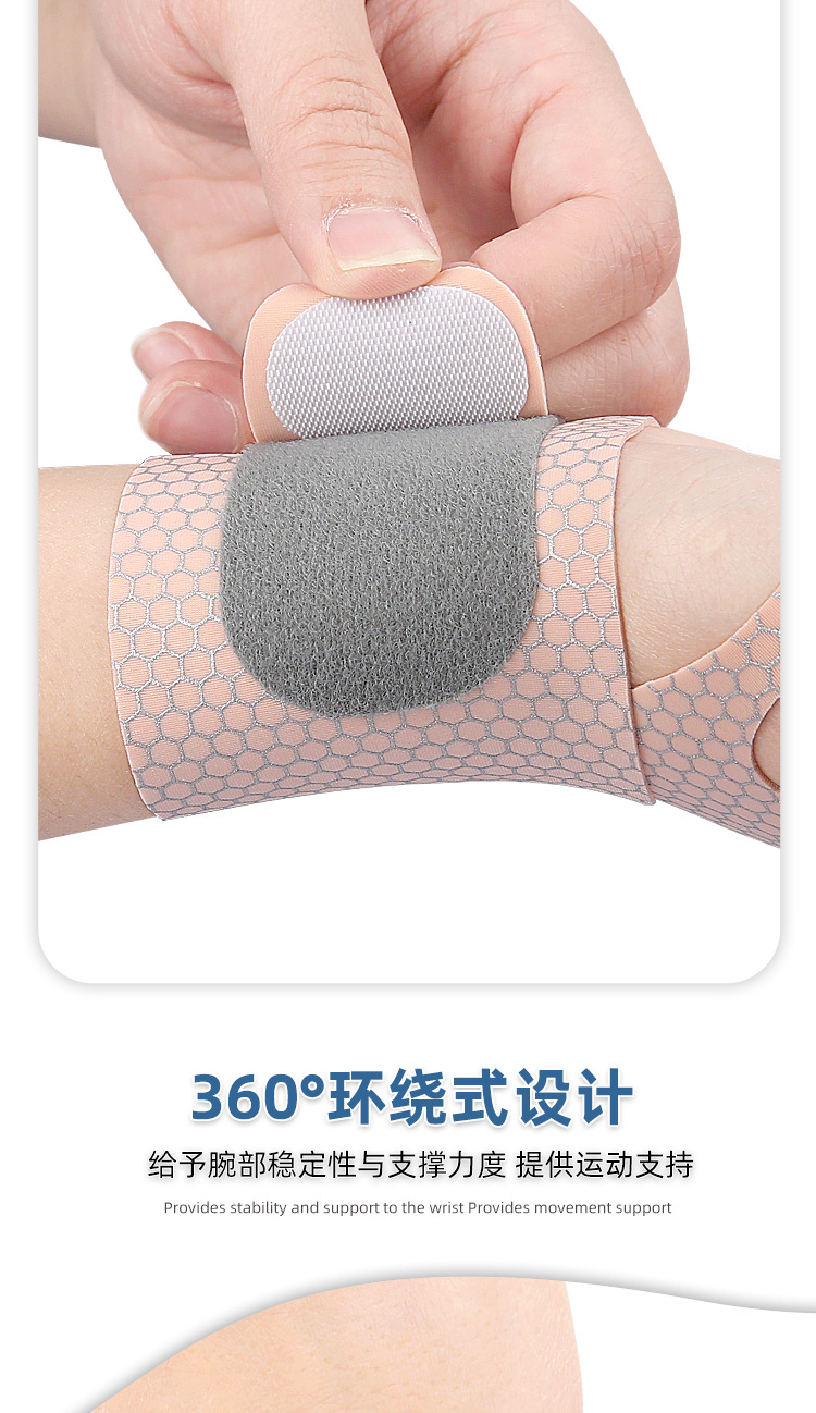 Thin Skin friendly breathable wrist strap fitted with annular pressure motion support wrist brace Industrial Exporter Wholesale